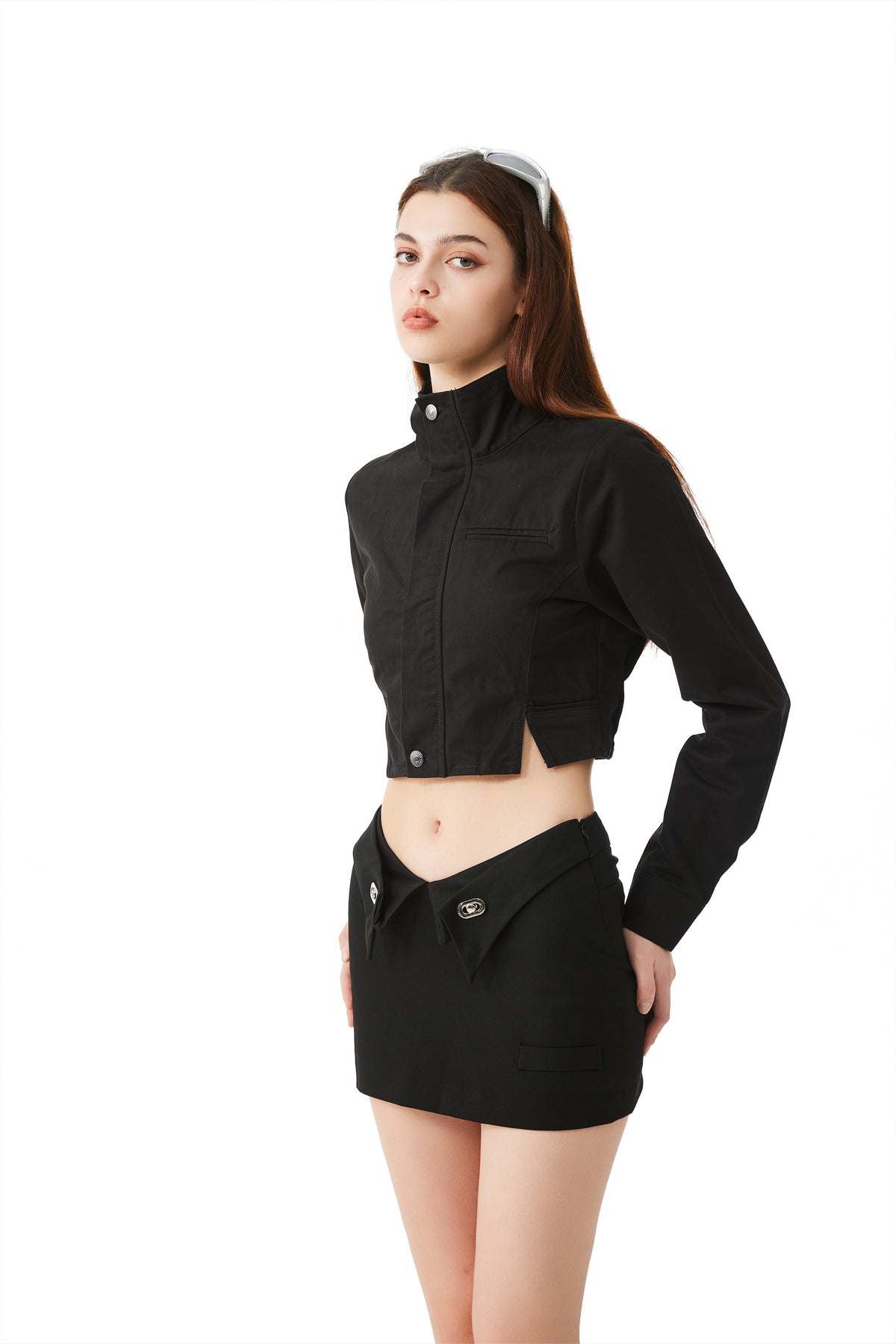 YJ Cropped Cargo Jacket
