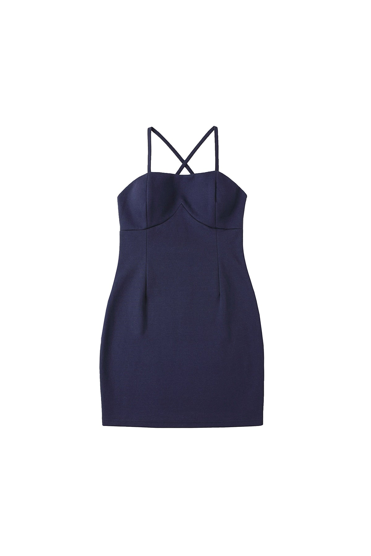 YJ Cross-Back Dress In Blue