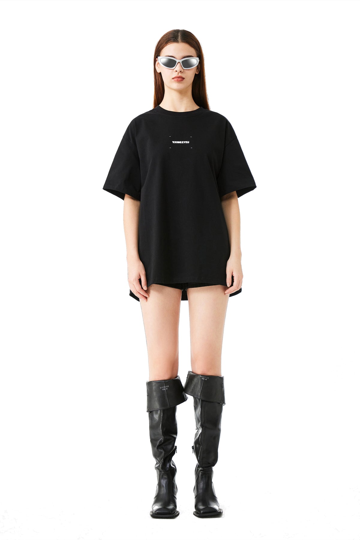 YJ Crewneck T-Shirt In Black