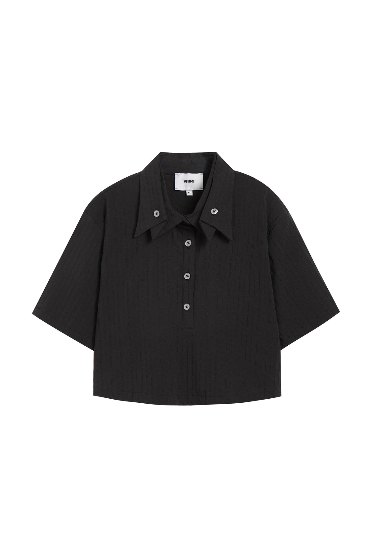 YJ Cropped Shirt In Black