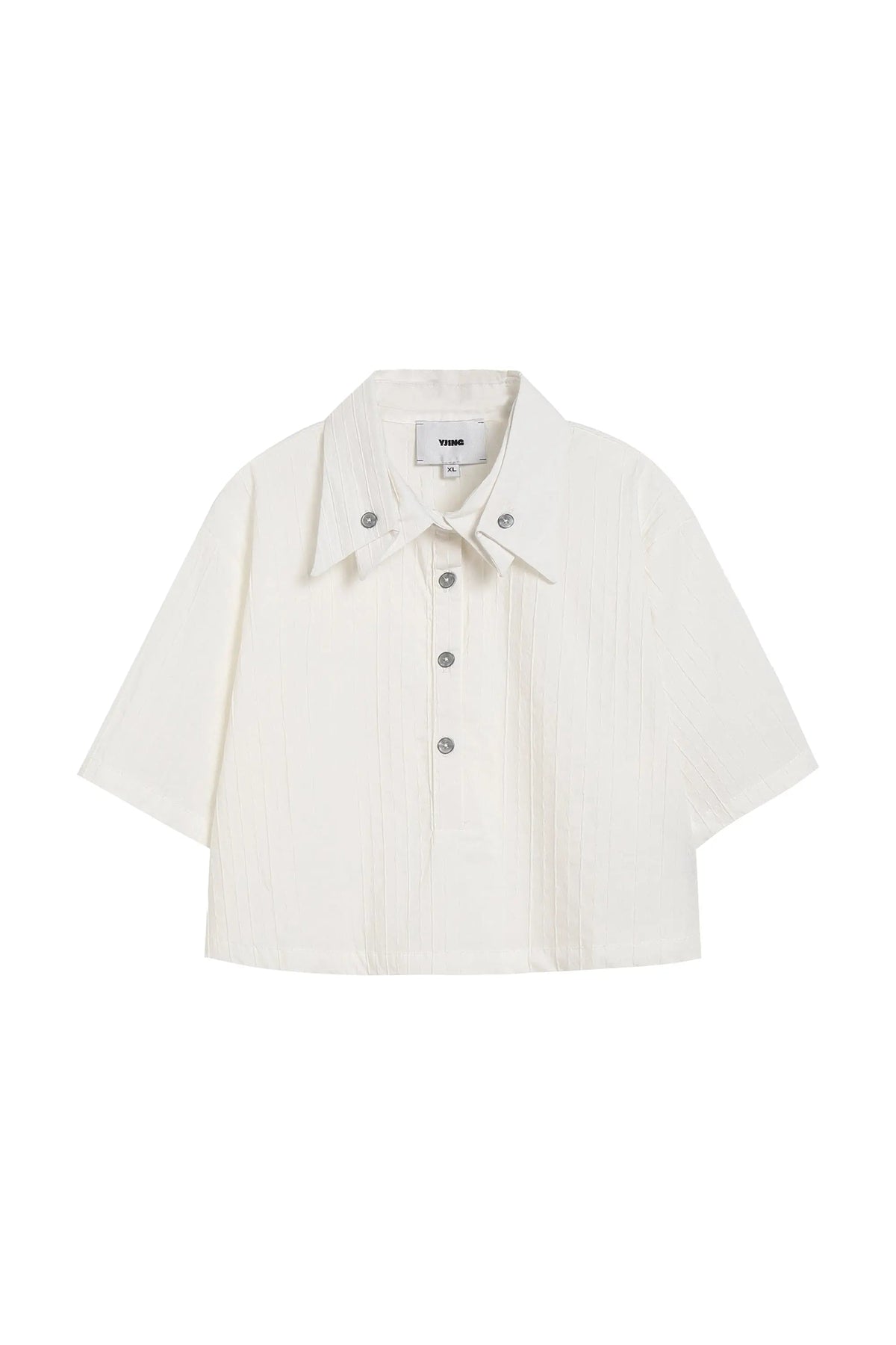 YJ Cropped Shirt In White