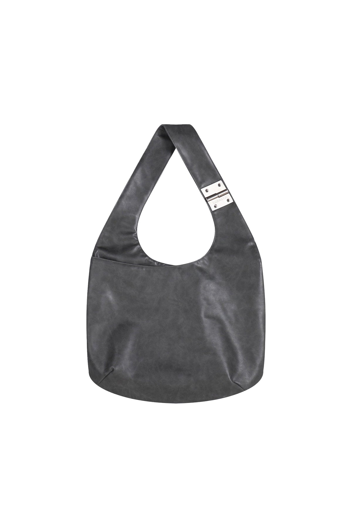YJ Logo Shoulder Bag In Gray