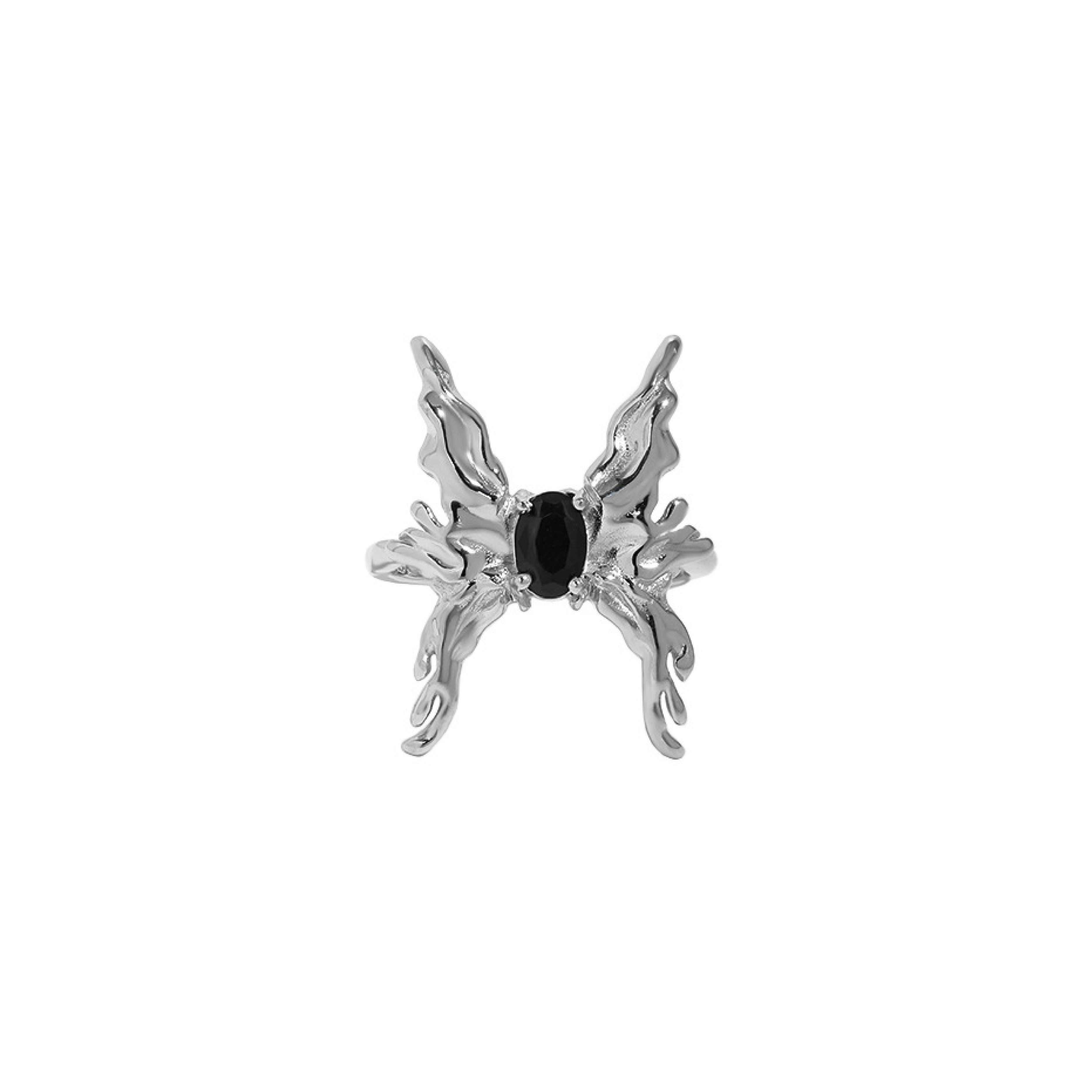 Yareli Butterfly Ring - Black