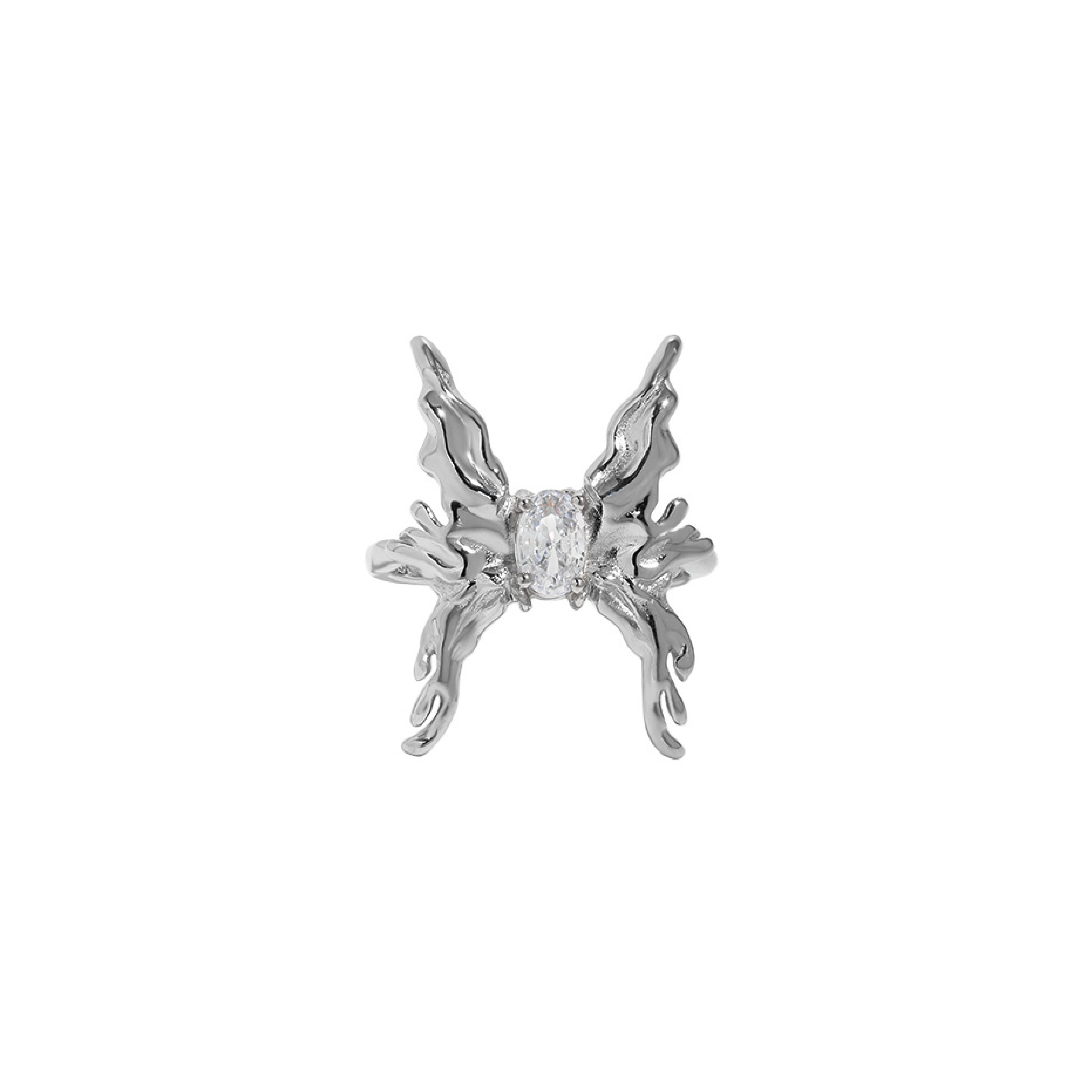 Yareli Butterfly Ring - White