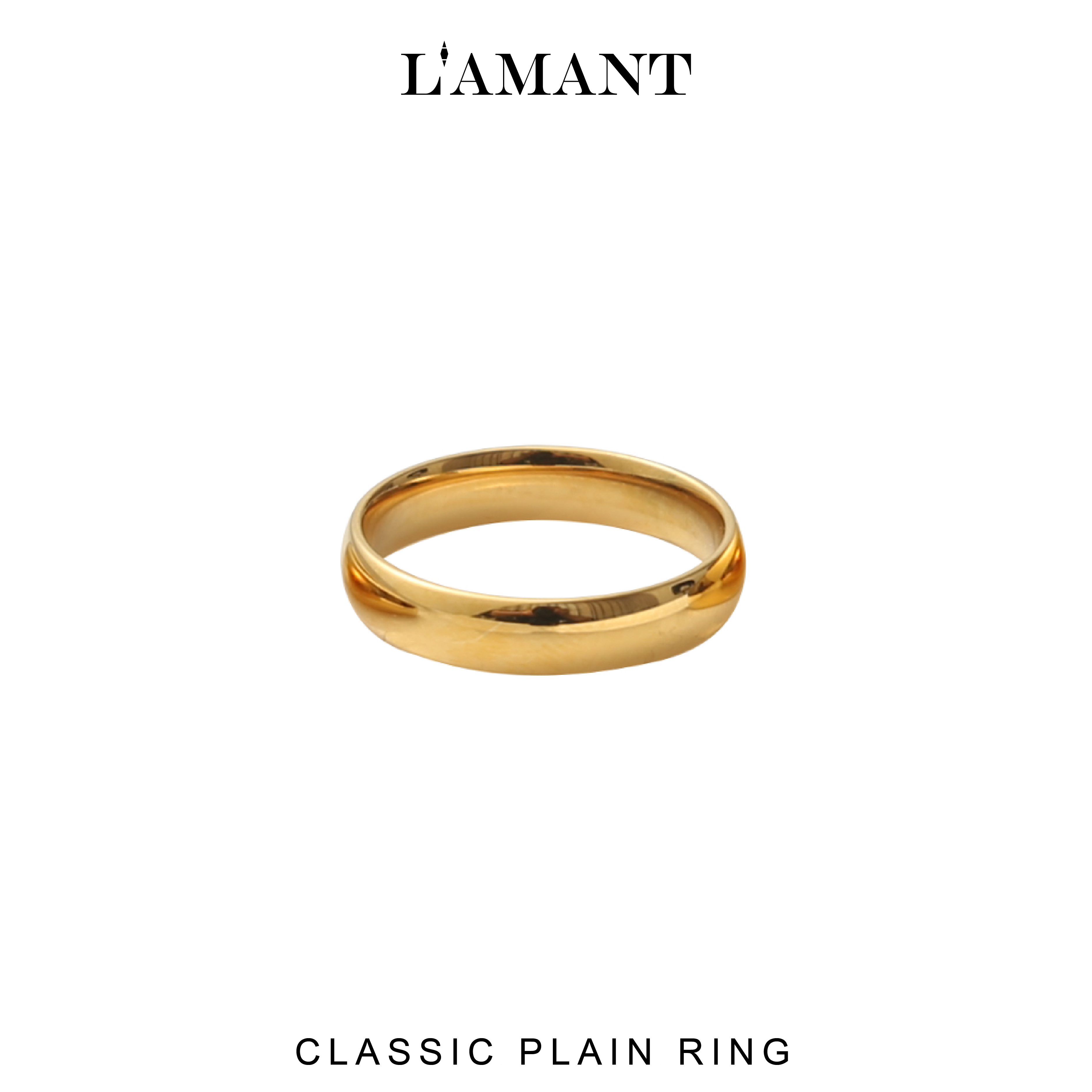 Classic Plain Ring - 4mm