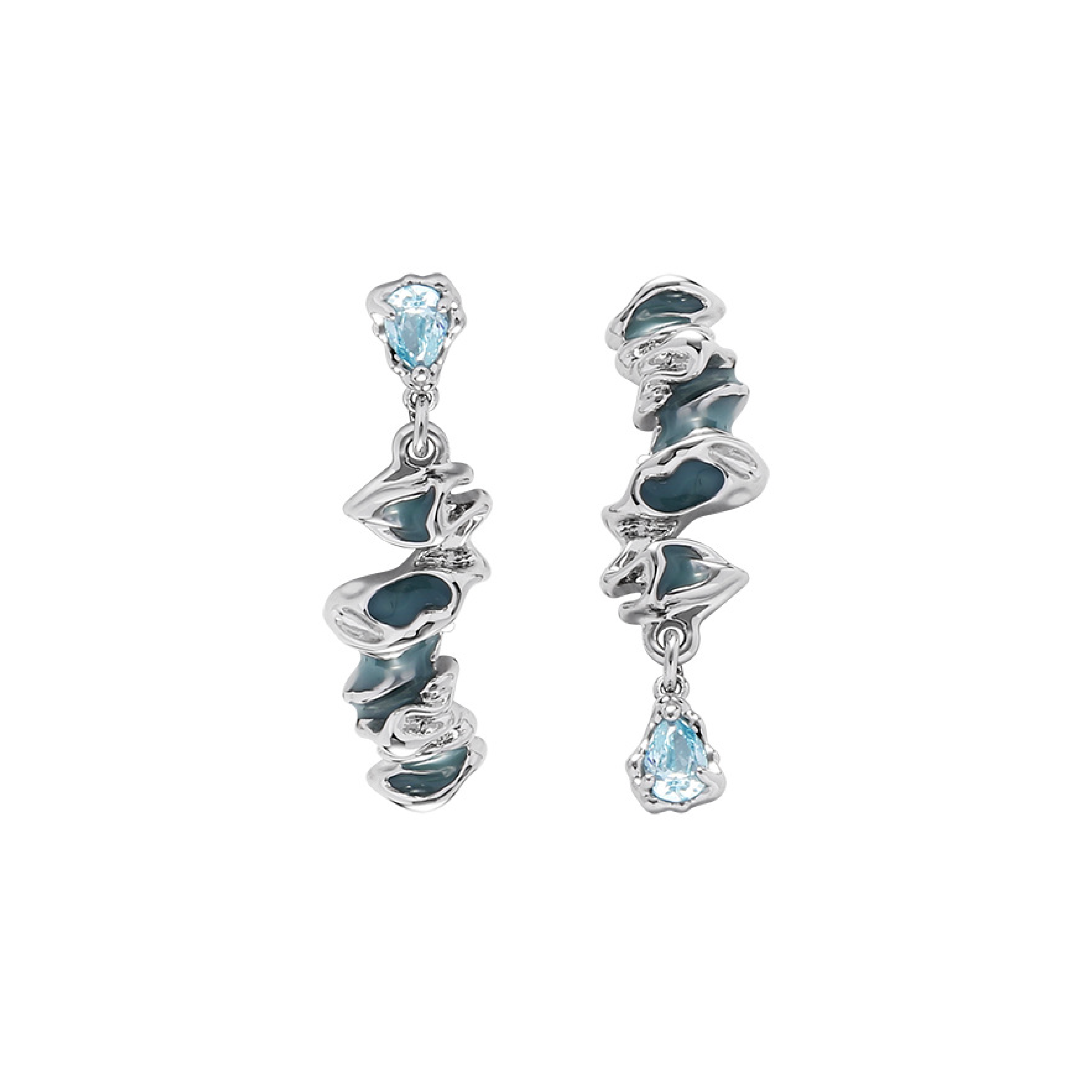 Zale Waves AB-Style Earrings