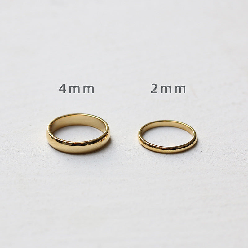 Classic Plain Ring - 4mm