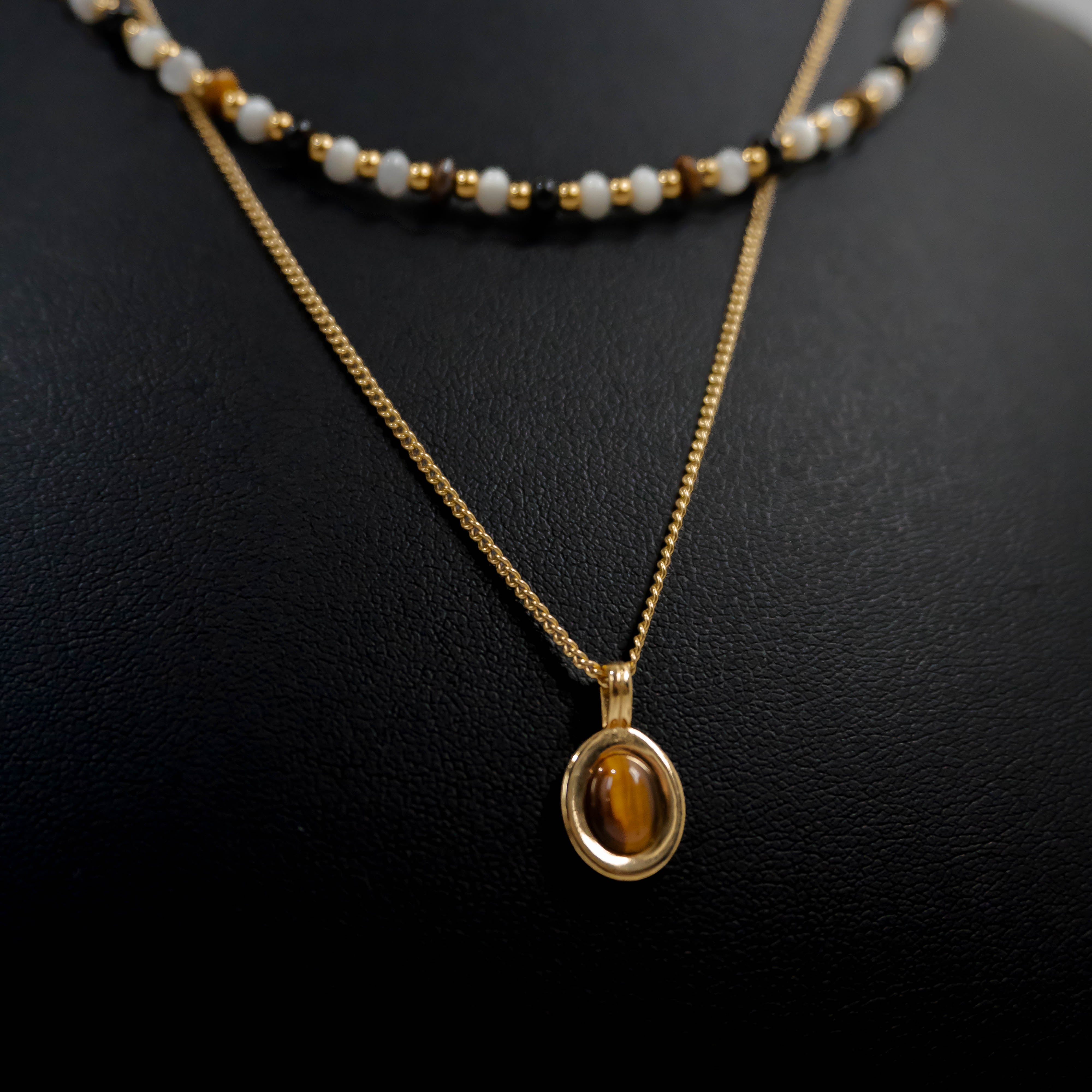 Taika Tiger-Eye Necklace