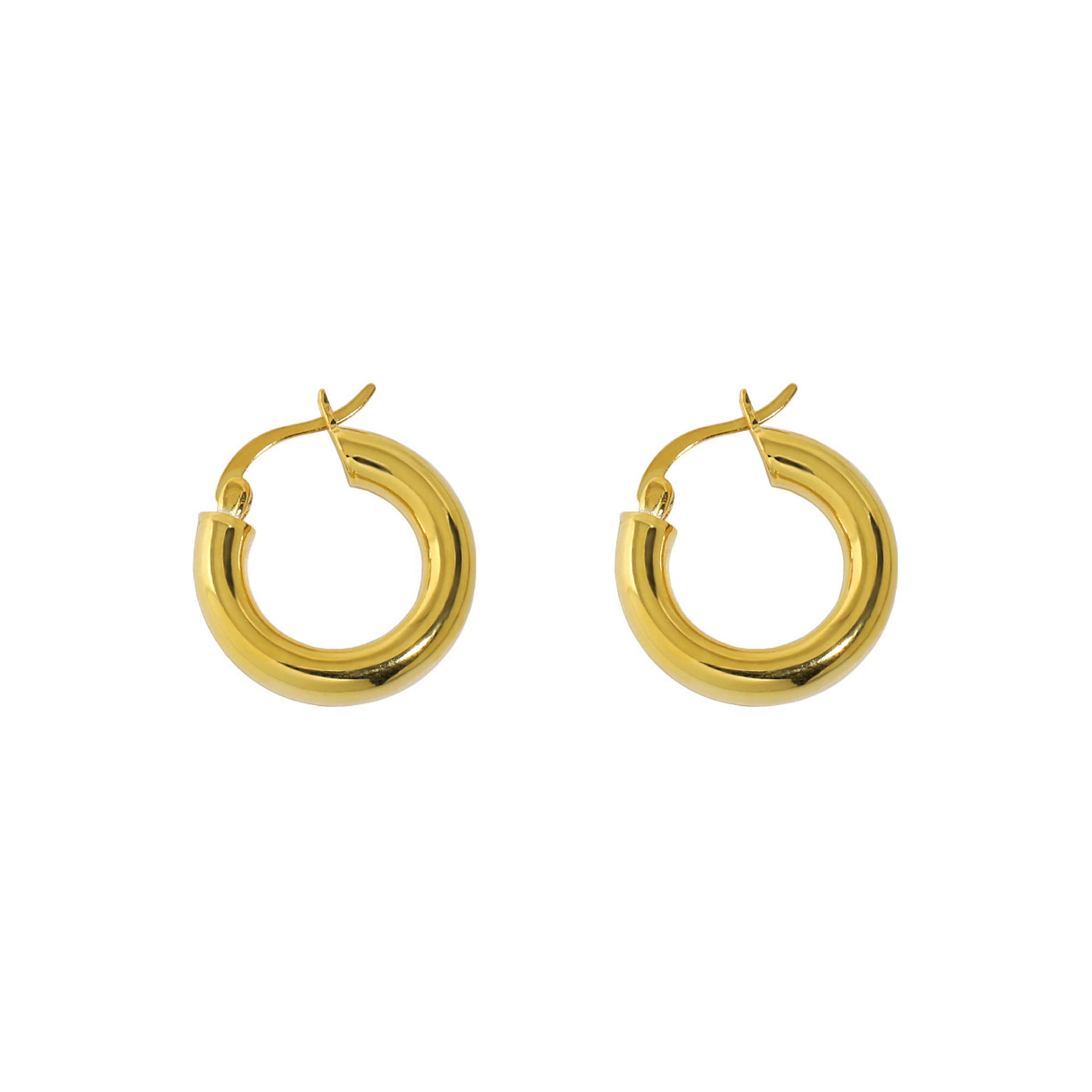 Emma Hoop Earrings - Gold