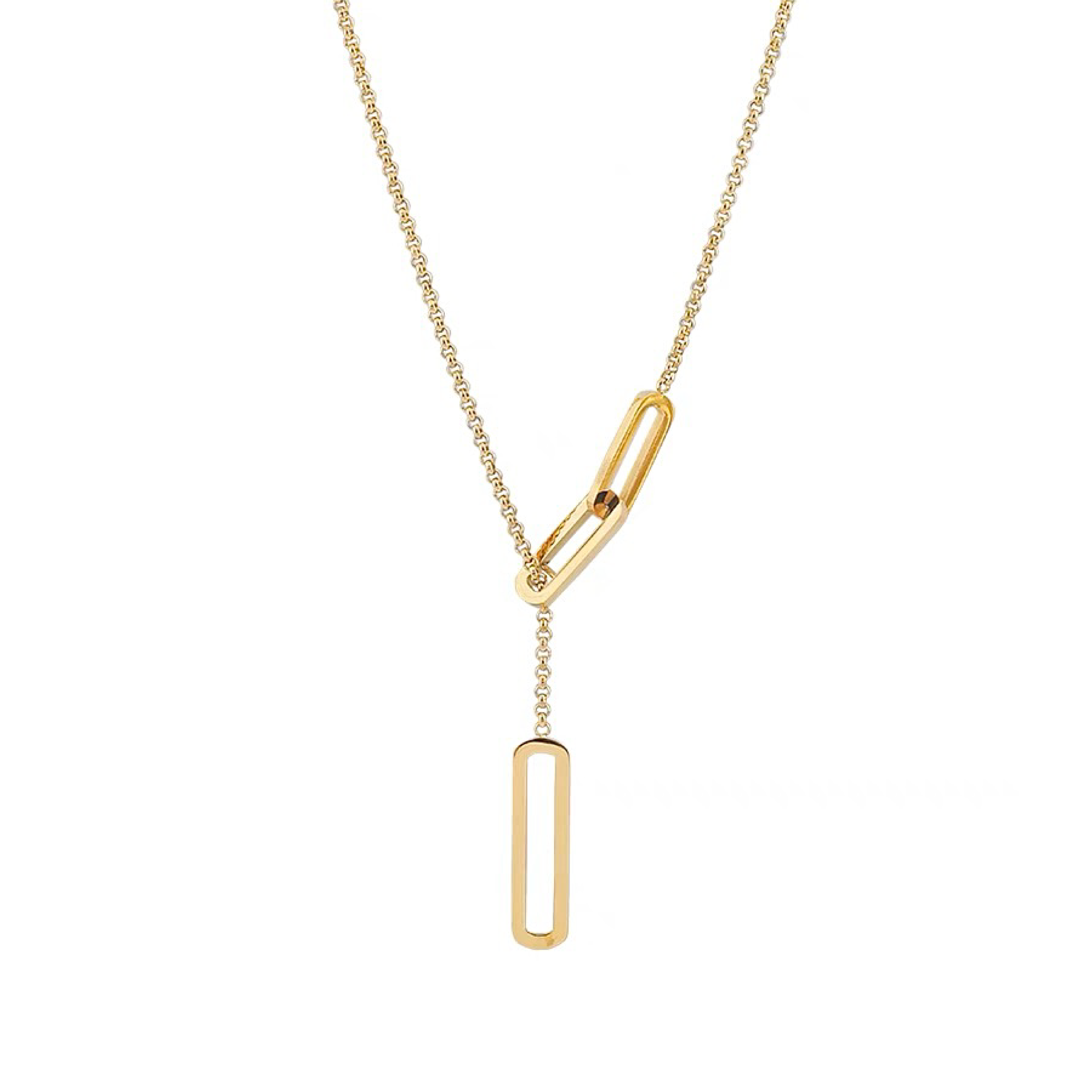 Ethan Long Necklace - Gold