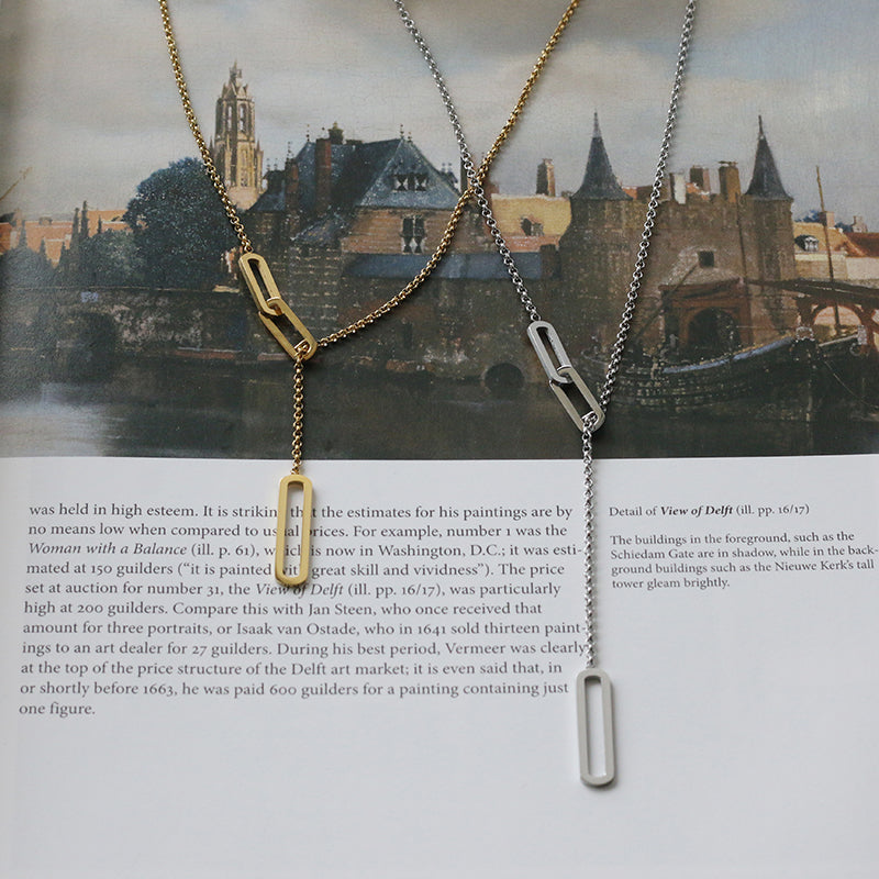 Ethan Long Necklace - Gold