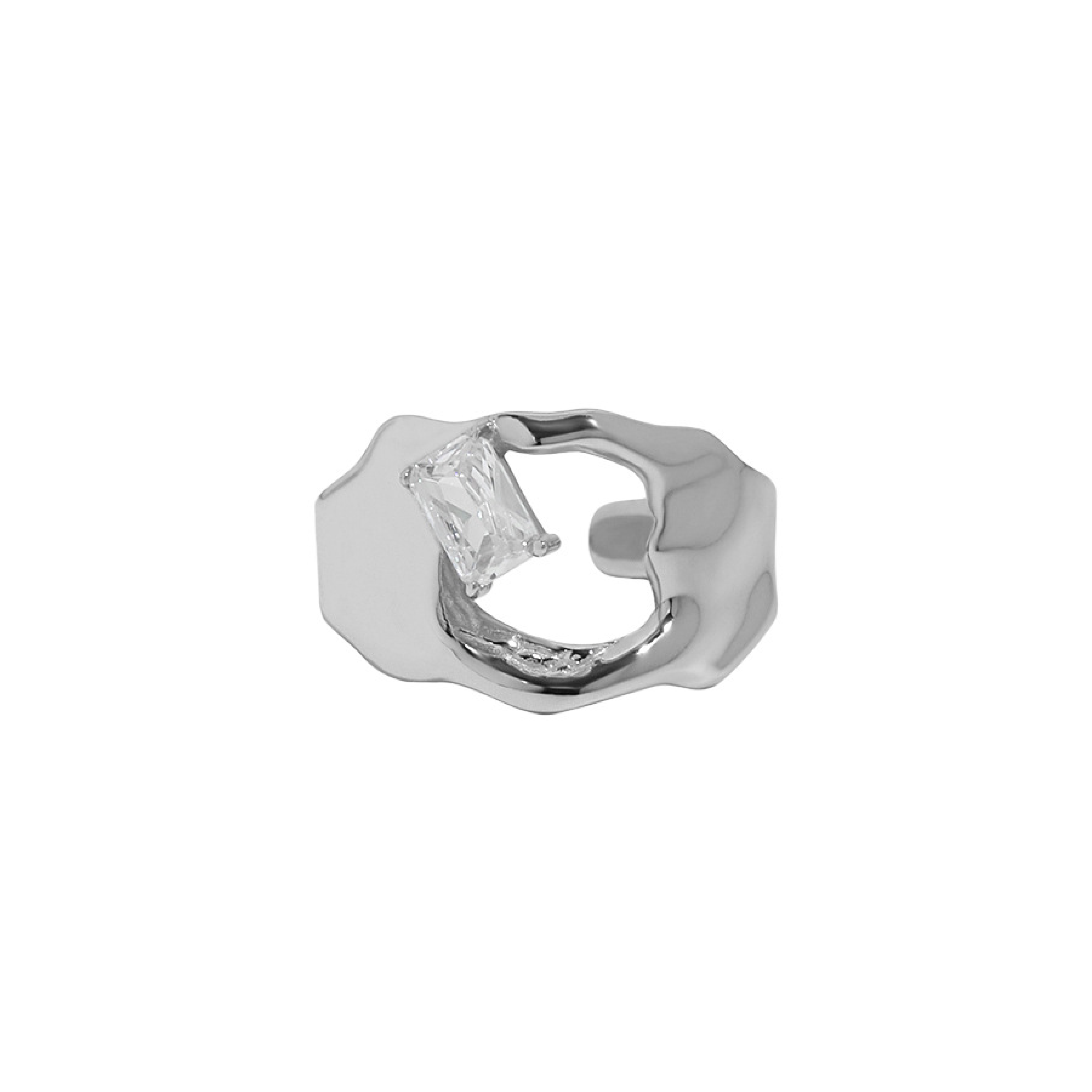 Katia Cubic Ring - Silver