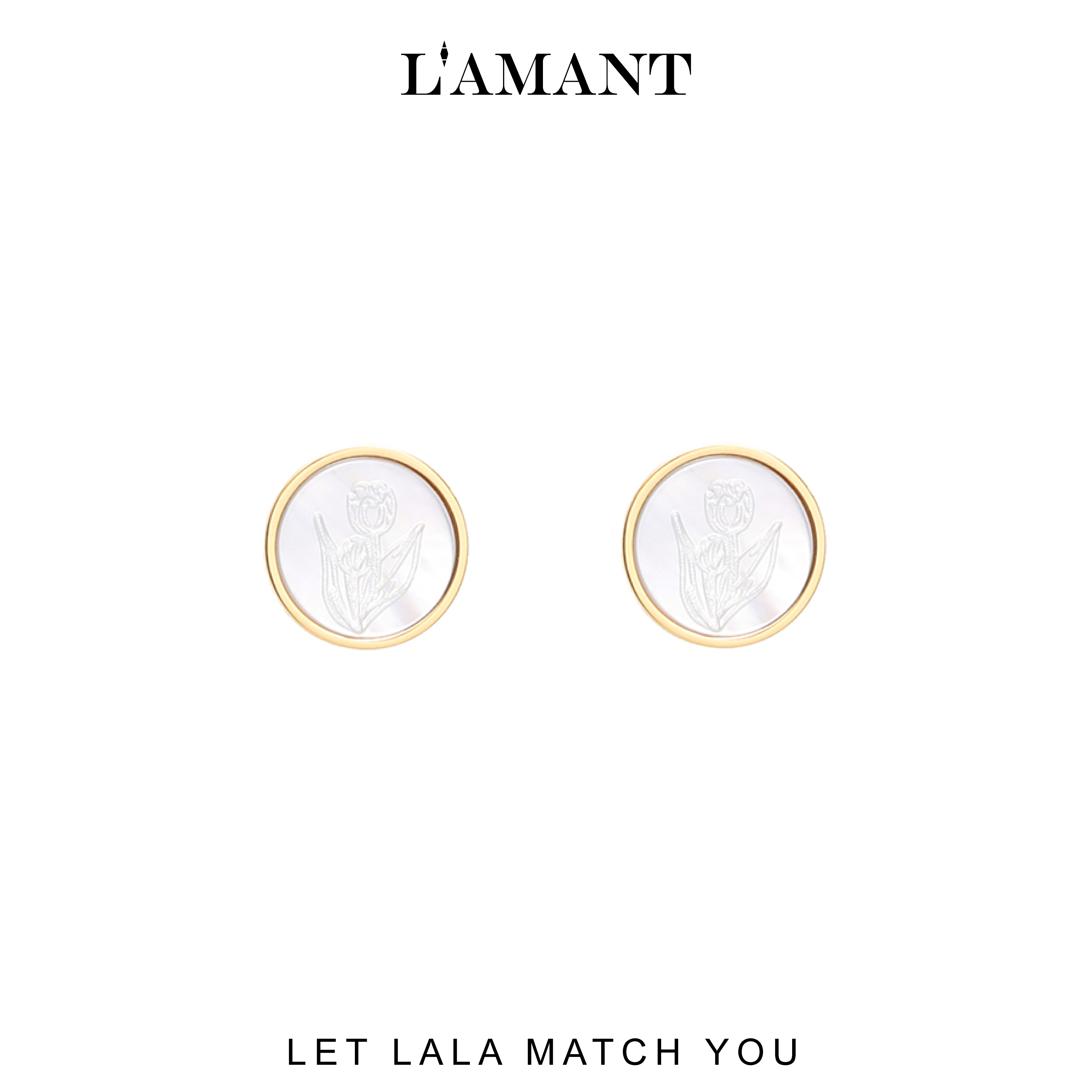 Lala Tulip Stud Earrings