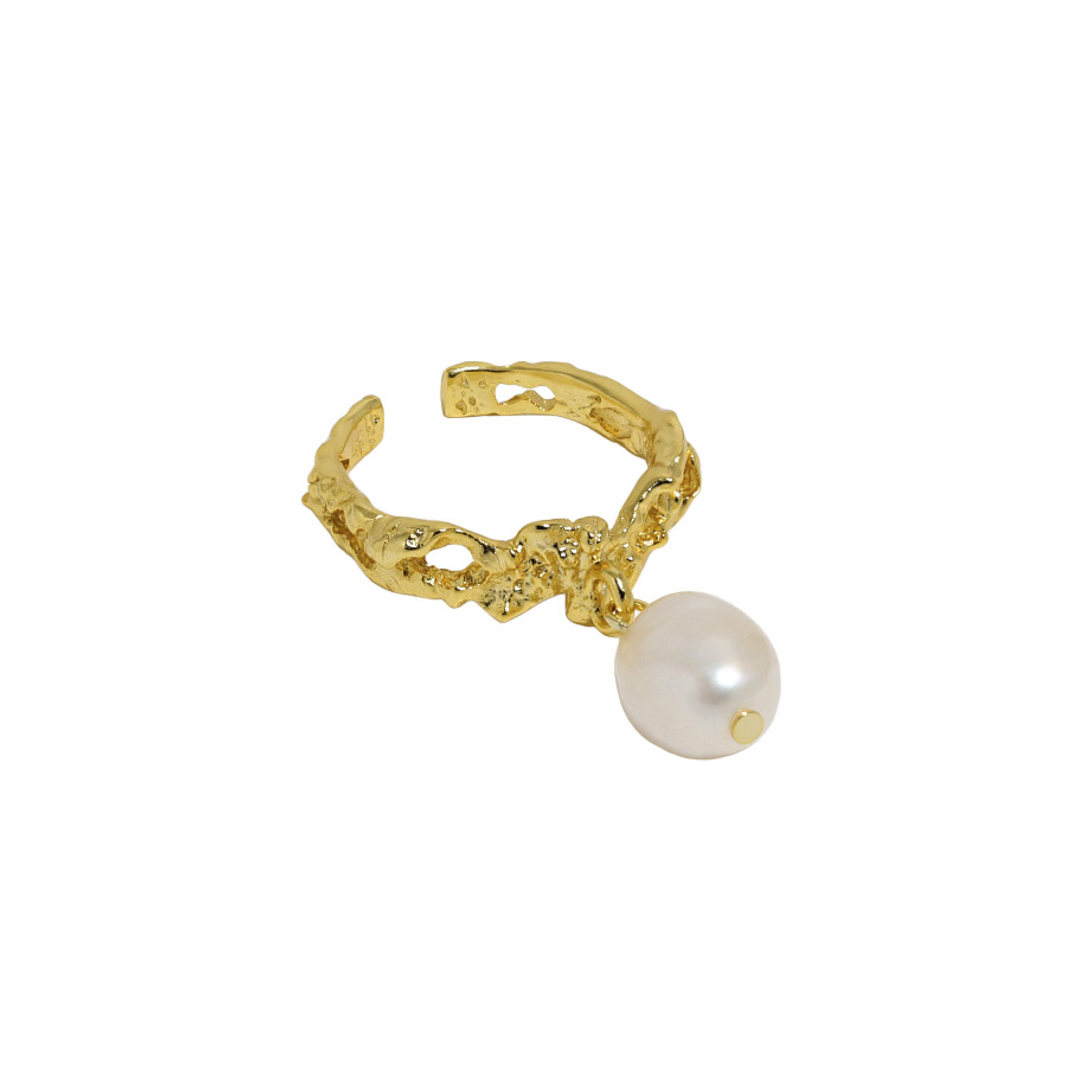 Madge Pearl Ring - Gold