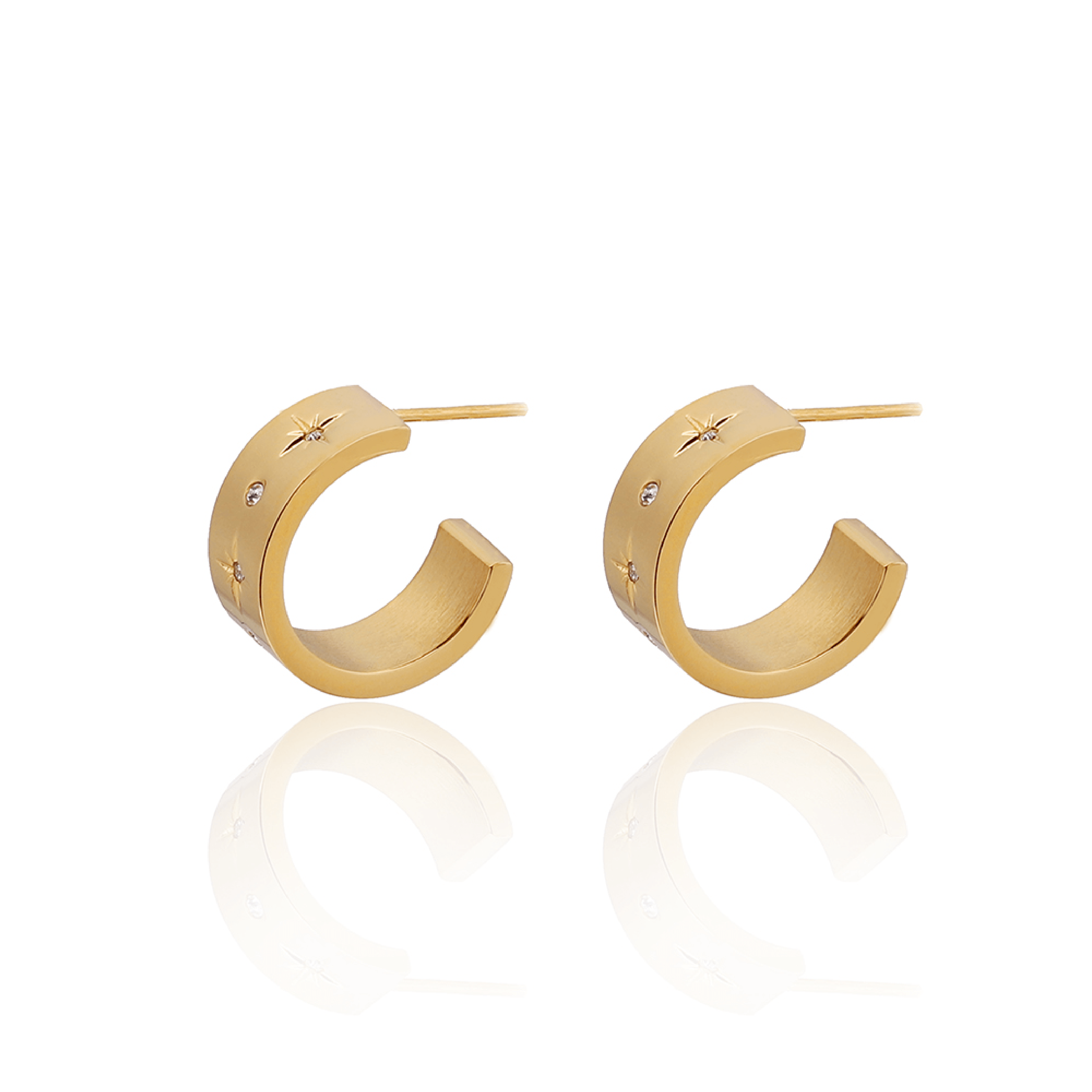 ESTELA Hoop Earrings - L'amant Jewellery 